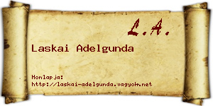 Laskai Adelgunda névjegykártya